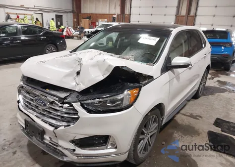 2019 Ford Edge Titanium from USA, damaged, VIN 2FMPK4K91KBB91954